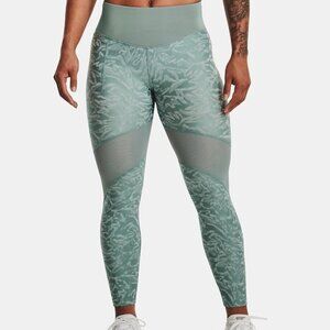 NWT Under Armour Speedpocket Floral High Rise Ankle Leggings Size L
